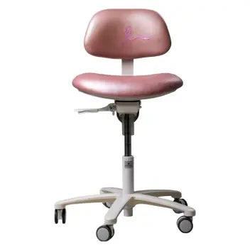 ergonomic hygienist chair in black