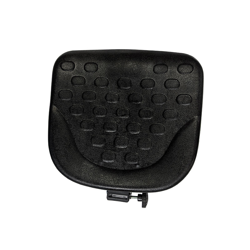 Black Polyurethane Task PT Series Seat with Plate #100289