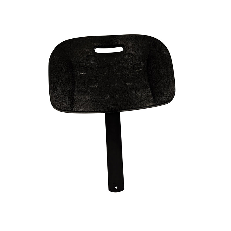 Black Polyurethane Back with Flat Upright #100332