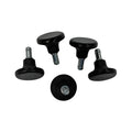 Black Base Industrial Stool Glide Set #3102282