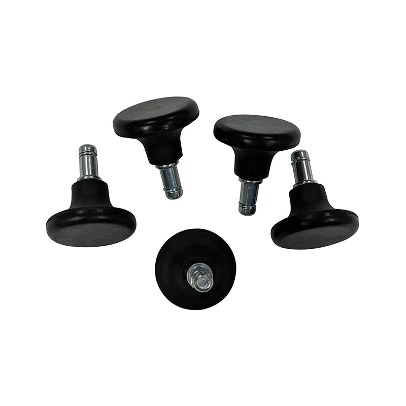 Black Base Industrial Stool Glide Set #3102282
