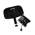 Black Polyurethane Seat Back with Upright &amp; Plate #3102521