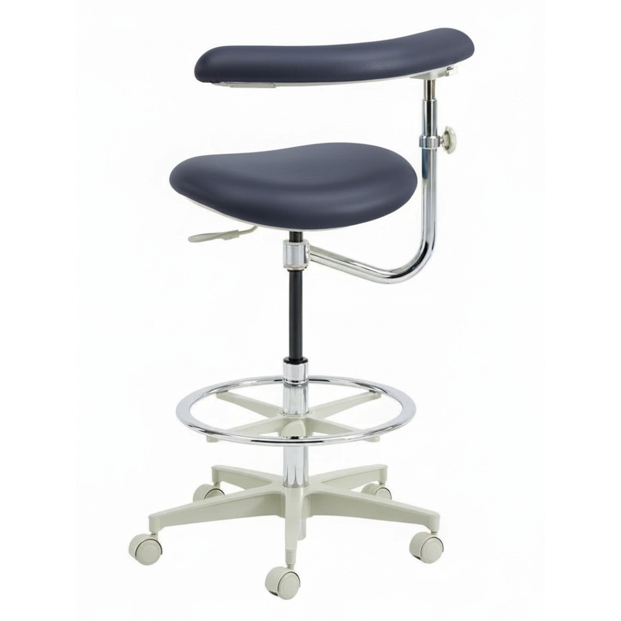 3345L Dental Assistant Stool - Left Support | UltraLeather