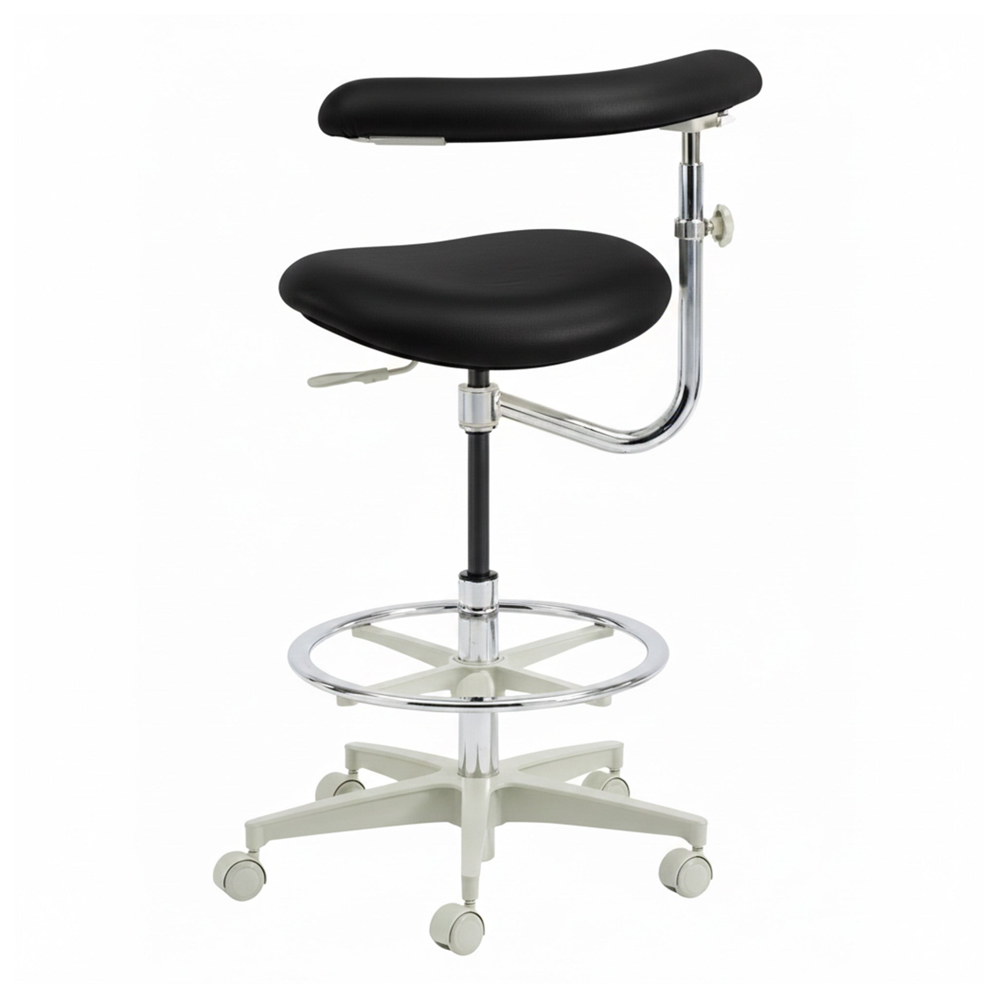 3145L Dental Assistant Stool - Left Support | UltraLeather - Shop