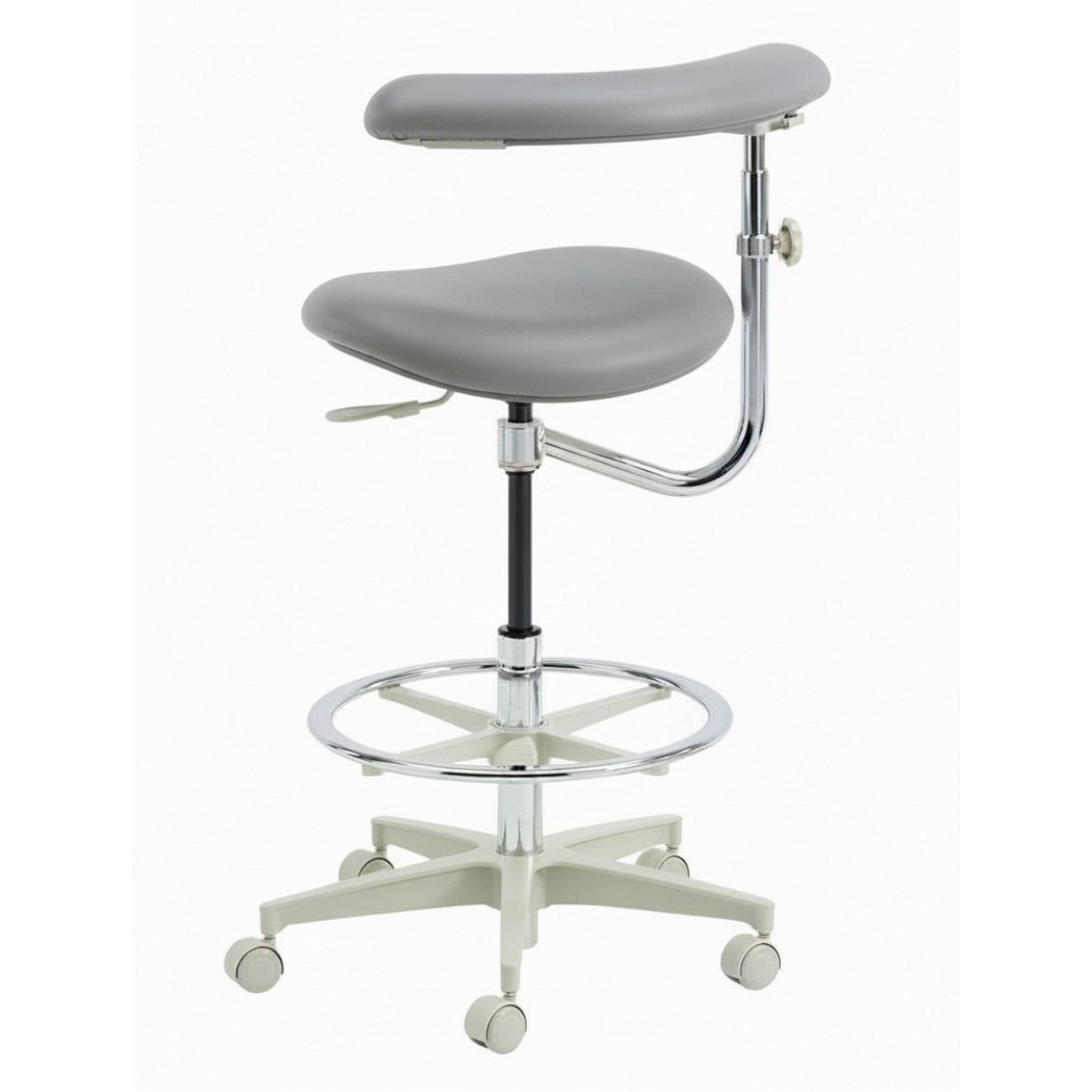 3145L Dental Assistant Stool - Left Support | UltraLeather - Shop