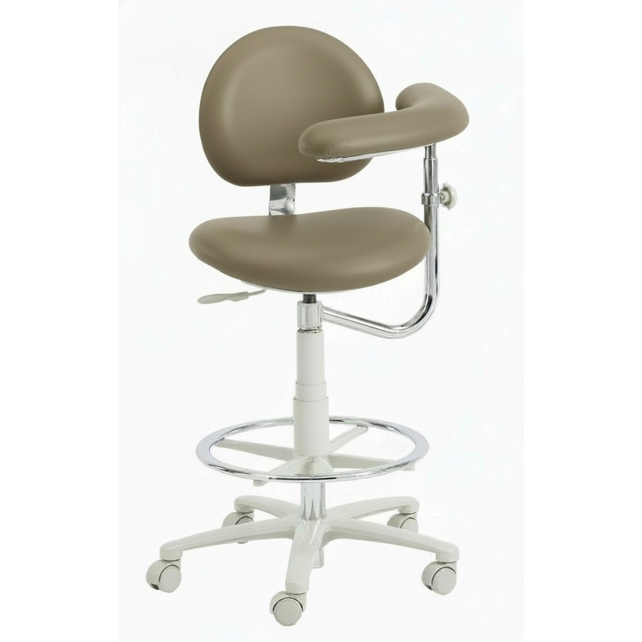 3345BL Dental Assistant Stool - Left Support | UltraLeather