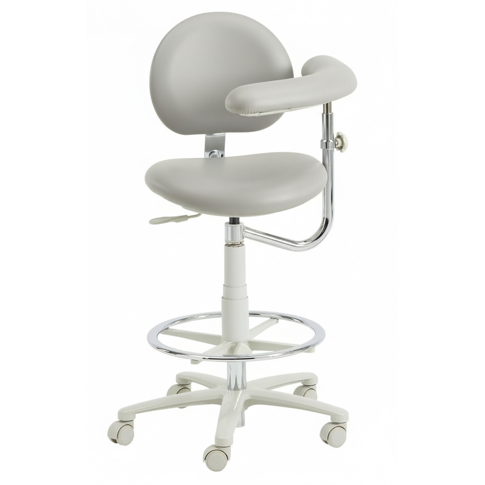 3345BL Dental Assistant Stool - Left Support | UltraLeather
