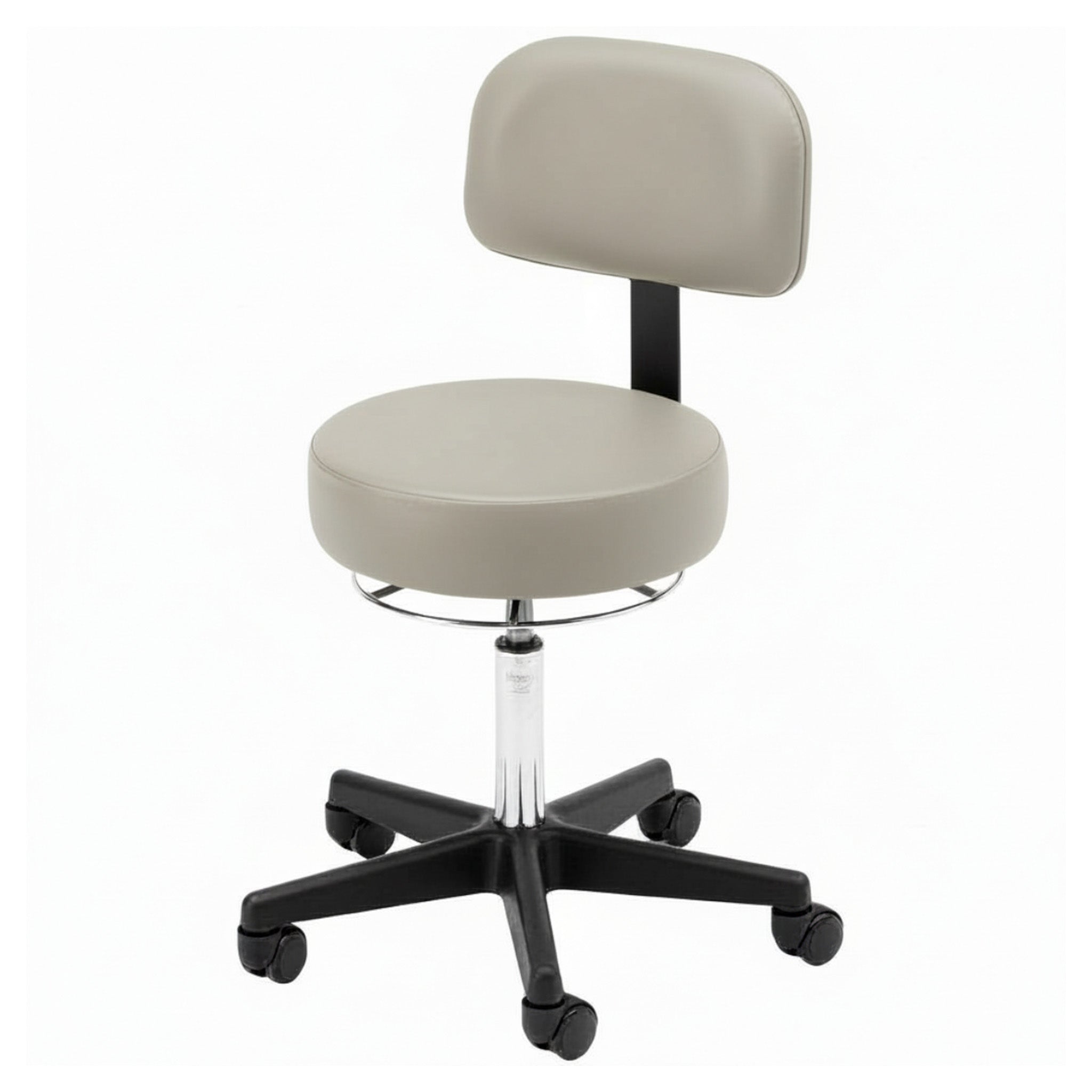 360-Degree Round Stool w/ Backrest