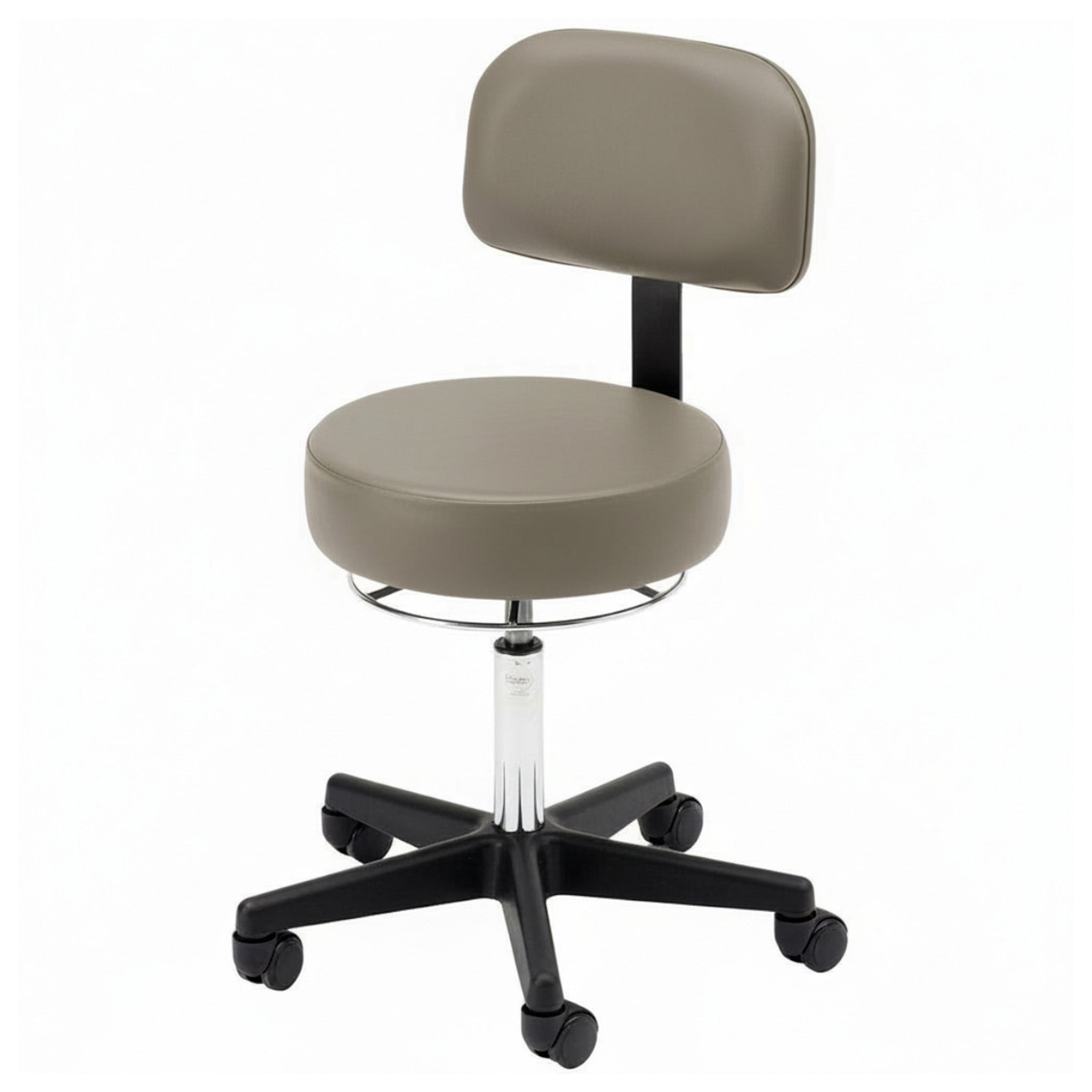 360-Degree Round Stool w/ Backrest