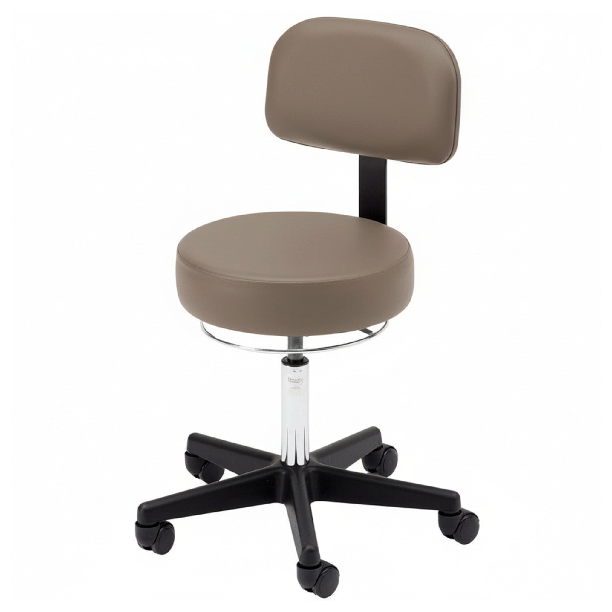 360-Degree Round Stool w/ Backrest