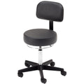 360-Degree Round Stool w/ Backrest