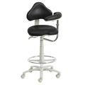 9120BL Dental Assistant Stool - Left Support | UltraLeather