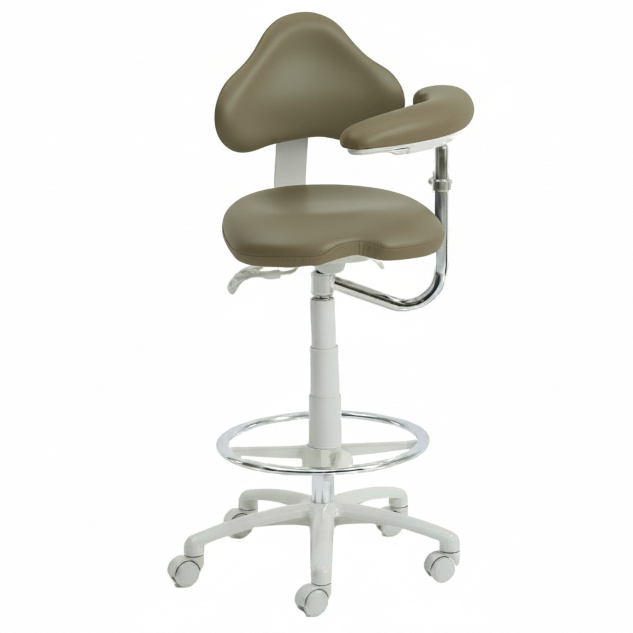 9120BL Dental Assistant Stool - Left Support | UltraLeather