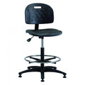 PT-3 Adjustable Polyurethane Tilting Industrial Stool - High Height