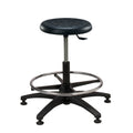 PR-2 Adjustable Round Polyurethane Stool - Medium Height