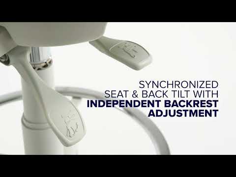 9520BL Dental Assistant Stool - Left Support | UltraLeather