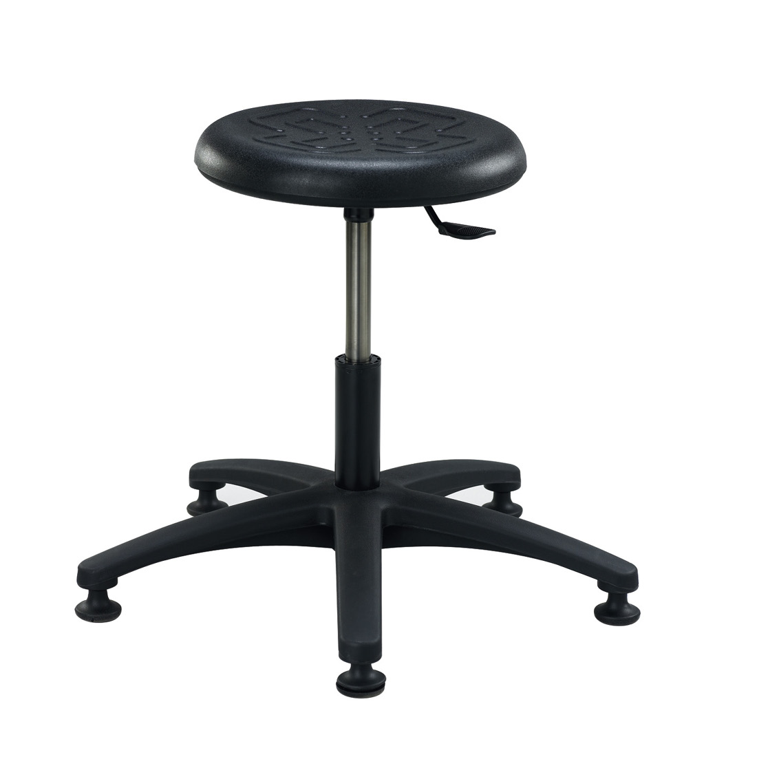 PR-1 Adjustable Round Polyurethane Table Height Stool